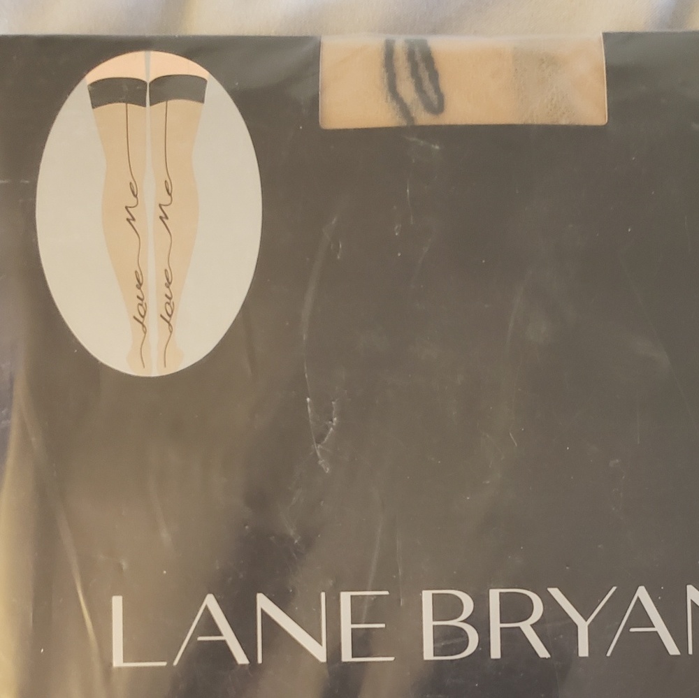 NWT Lane Bryant Thigh Highs w/ "Love Me" Design